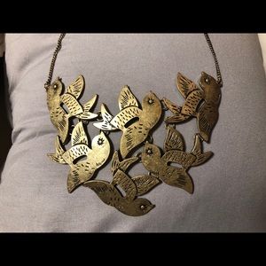 Bird Cluster Necklace